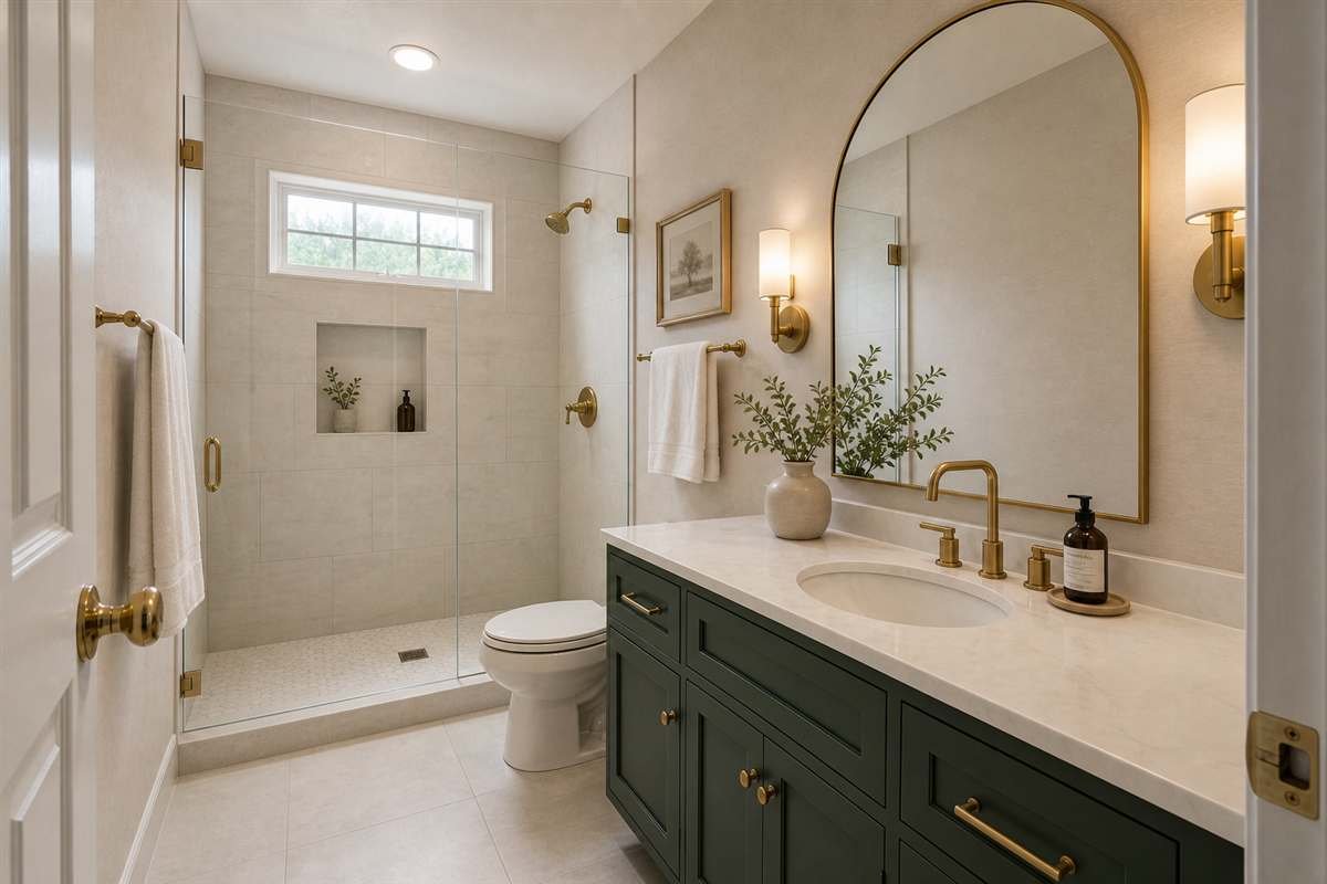 Same Columbus bathroom after remodeling